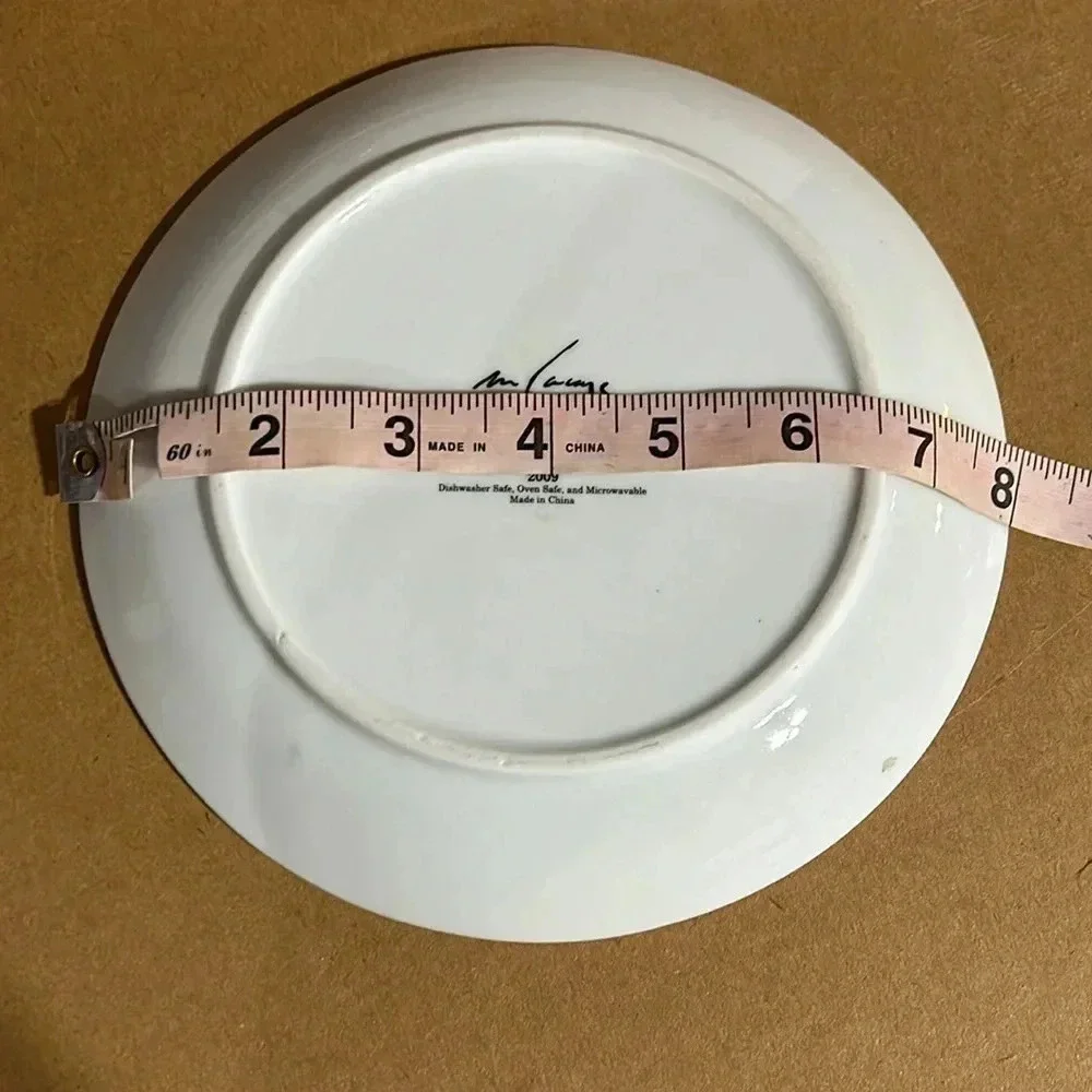 WILLIAMS SONOMA Marc Lacaze 2009 Paris Cafe Salad Dessert Plate